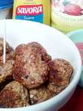 Albóndigas de salchichitas parrilleras
