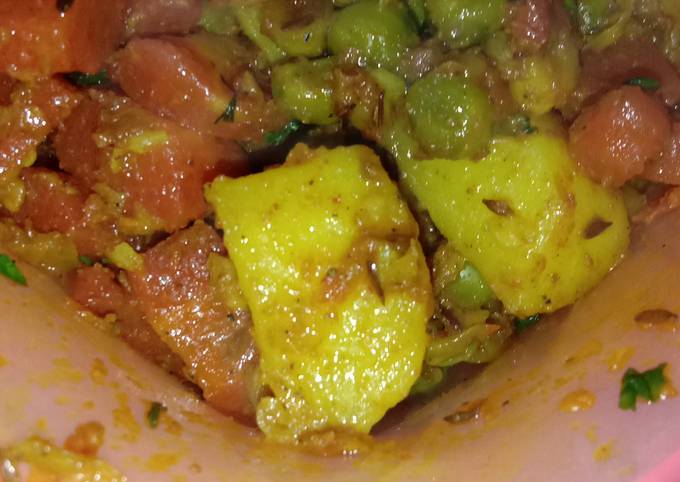 Aloo gajar matar