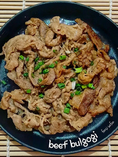 Foto resep Beef Bulgogi (saus dengan buah pir)