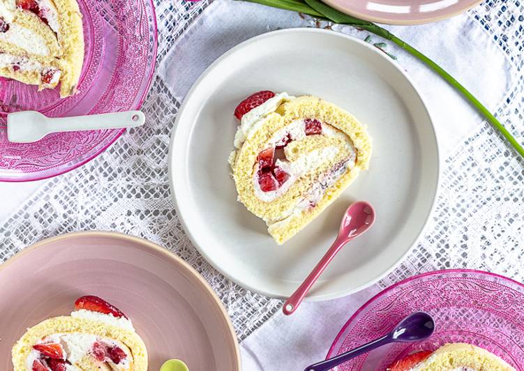 Rotolo alle fragole