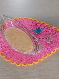 عکسی از دستور فرنی خرمالو