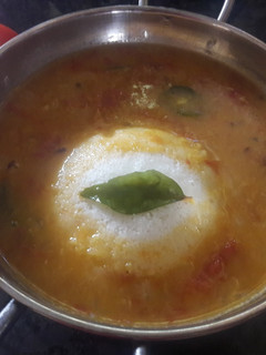 A picture of Sambar Idli.