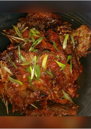 Foto resep Ikan Asin Kakap Pedas