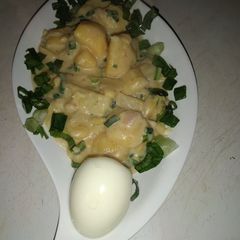 A picture of Creamy garlic potatoes#Abujamoms #Abjmums.