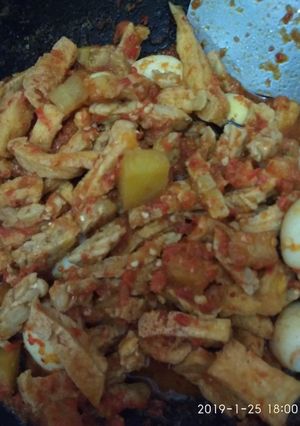 Foto resep Tahu tempe bumbu merah