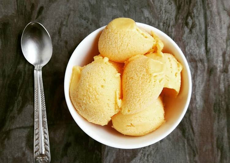 Recipe of Award-winning Mango ice cream