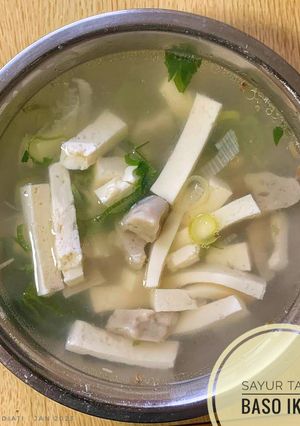 Foto resep Sayur Tahu Baso Ikan