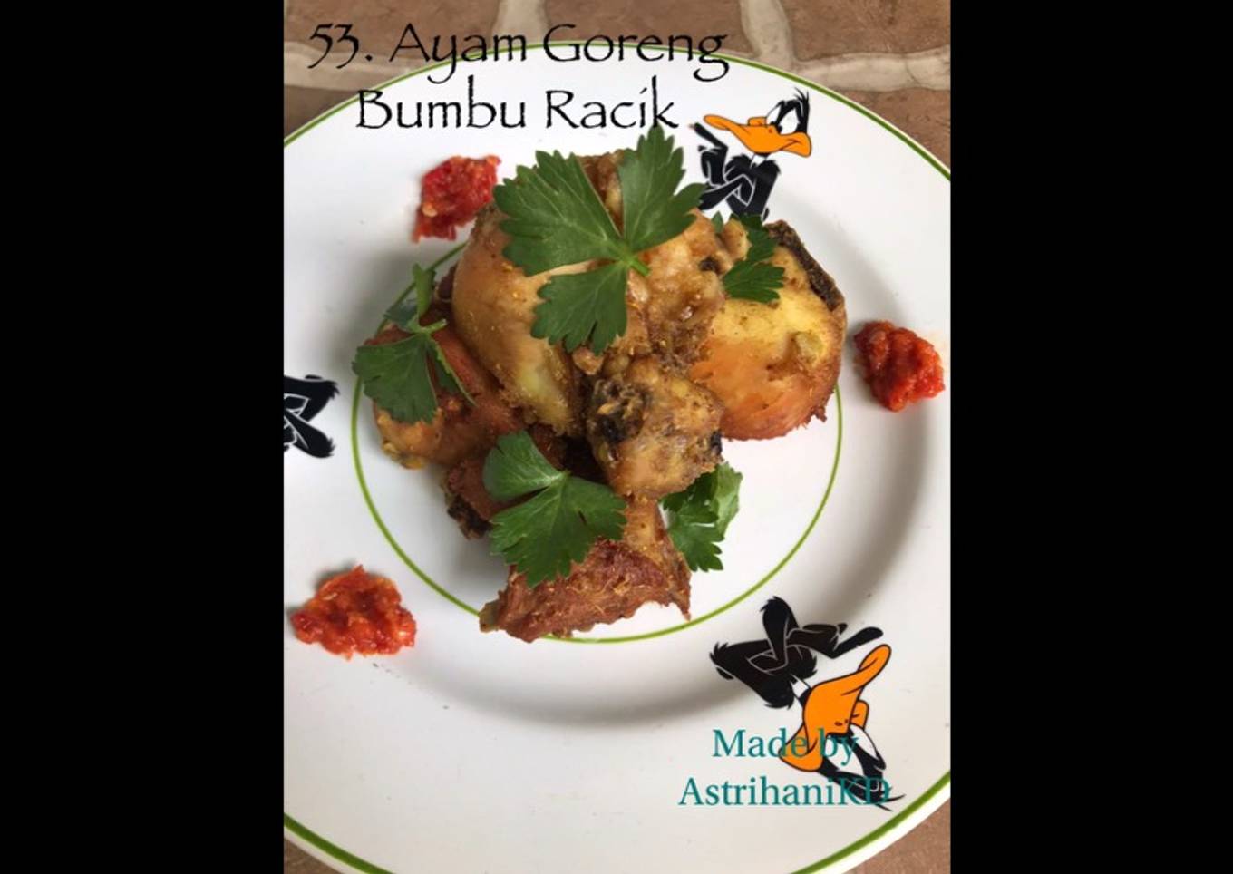 53. Ayam Goreng Bumbu Racik
