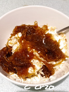 Una foto de Yogurt con cabello de ángel