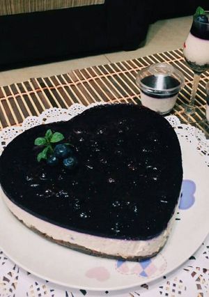 Una foto de Cheesecake de arándanos #18
