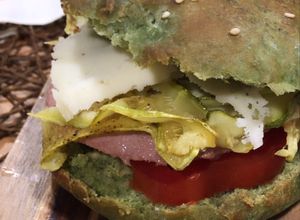 Foto di Hamburger di alga spirulina!