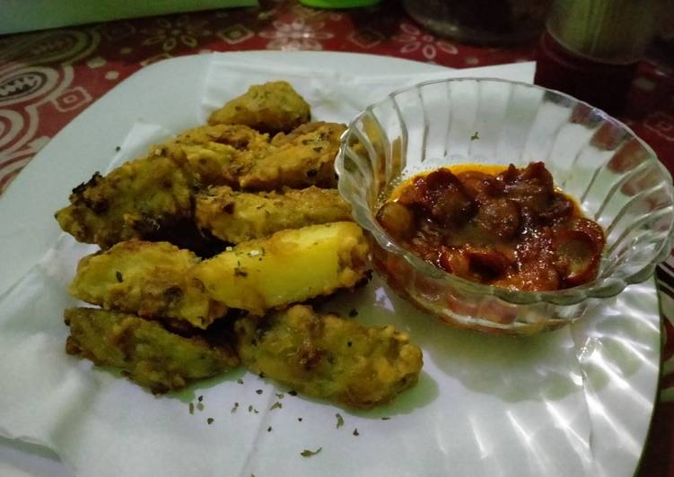 Resep Potato wedges kriwil, Enak