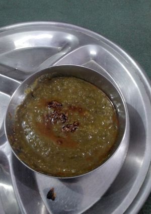 A picture of Sarso ka saag.