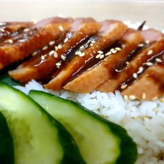A picture of Smoke Duck Rice 烟熏鸭肉饭.