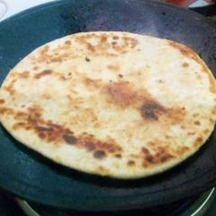 A picture of Mooli ka paratha.