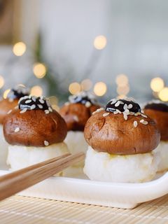 Una foto de Nigiri Sushi con Setas | DarixLAB
