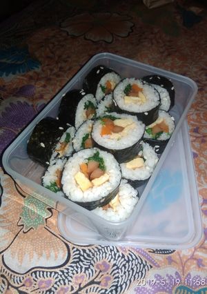 Foto resep KIMBAP Sederhana (Nasi gulung Korea)