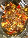 Dendeng sapi batokok balado 🤓