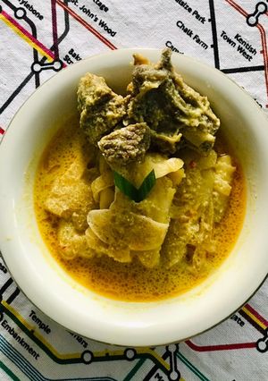 Foto resep Roti jala kuah kari