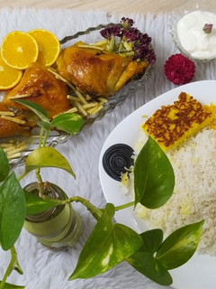 عکسی از دستور 🍊مرغ پرتقالی 🍊