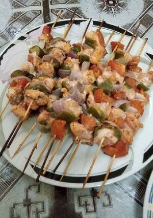 صورة لوصفة شيش طاووق