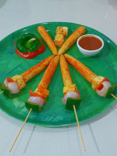 બેબી કોર્ન પનીર મસાલા સ્ટીક્સ (Baby Corn Paneer Masala Sticks Recipe In Gujarati) રેસીપી મુખ્ય ફોટો