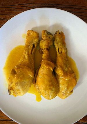 Foto principal de Muslitos de pollo de corral al curry