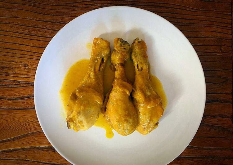 Muslitos de pollo de corral al curry