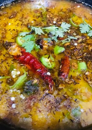 A picture of Moong Masoor Dhaba Style.