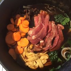 A picture of California Farm Sukiyaki Dinner.
