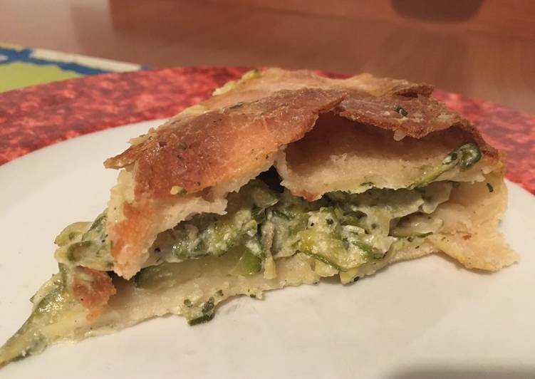 Quiche vegan di zucchine e sesamo