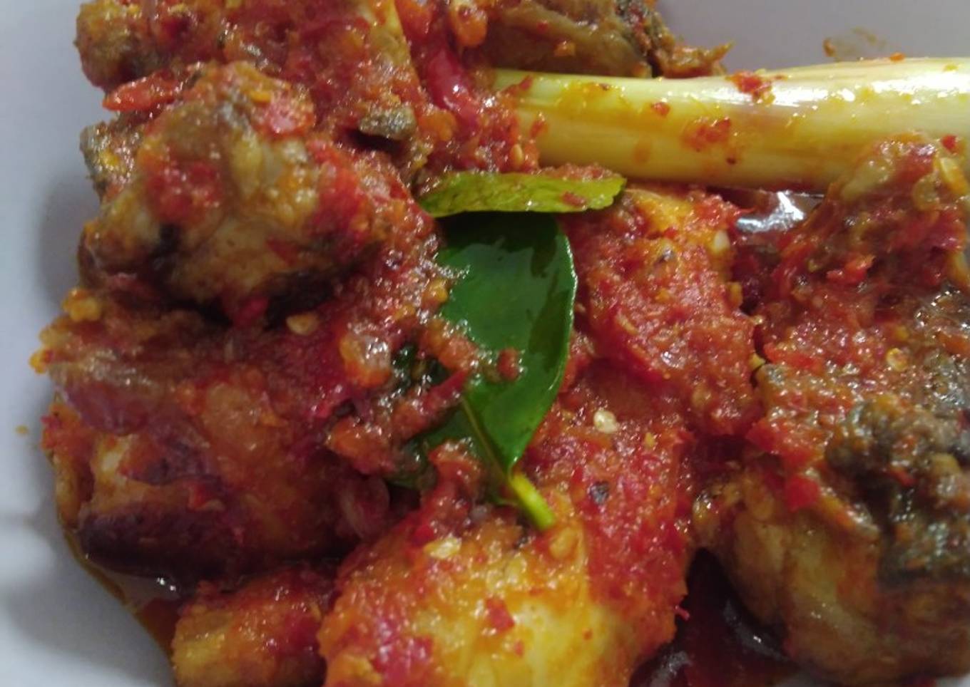Ayam balado pedas manis