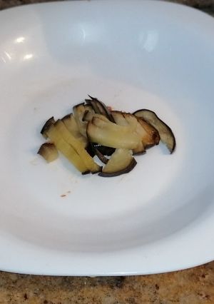 Una foto de Berenjena al papillote