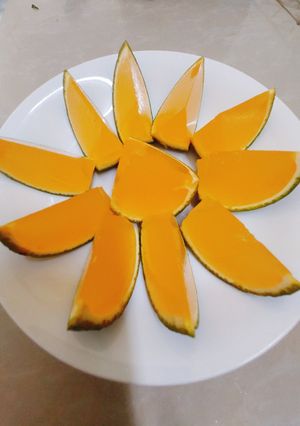 Hình của món Jelly cam sành.