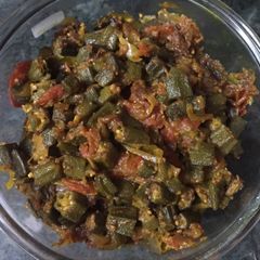 A picture of Masala Bhindi.