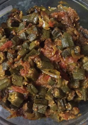 A picture of Masala Bhindi.