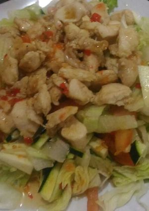 Foto resep Chicken Salad saos lemon madu