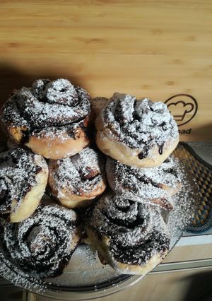 Fél órás kakaós csiga 🐌 recept fotója