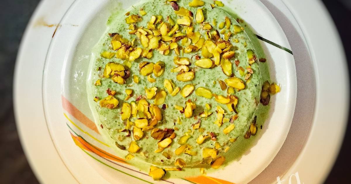 Pista icecream Recipe by Mamta L. Lalwani Cookpad