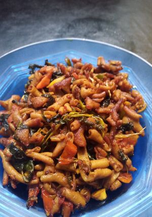 Foto resep Usus kemangi pedas