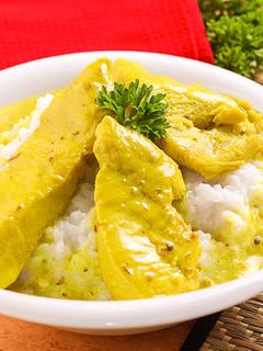 Foto resep Resep Bubur Kuah Opor Kuning
