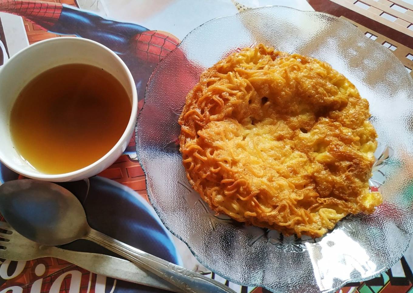 Telor Dadar Mie Kuah