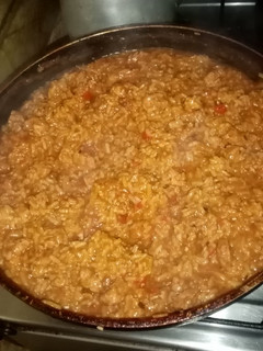 Una foto de Arroz con bodiola sofrita