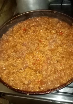 Una foto de Arroz con bodiola sofrita