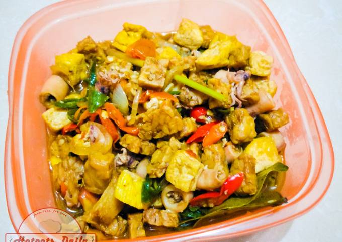 Resep Tumis Cumi Asin Dengan Tahu Tempe Oleh Hotpots Daily [food