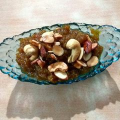 A picture of # Pumpkin halwa with jaggery.