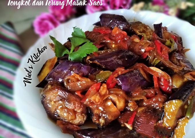 Tongkol dan Terung Masak Saos