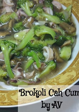 Foto resep Brokoli Cah Cumi