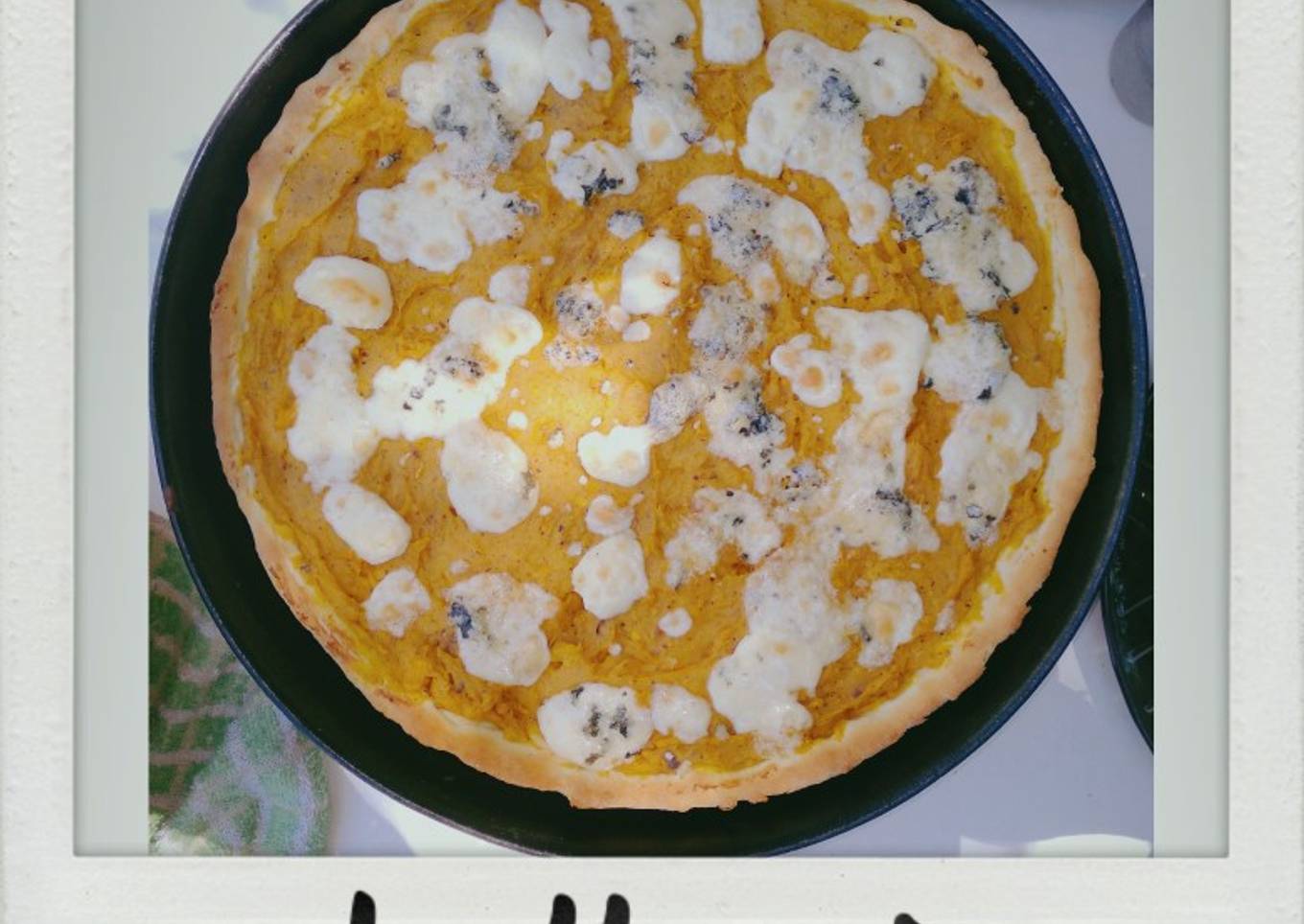 🍂Tarta otoñal🍁 de 🎃 Calabaza, 🧅Cebolla y 🧀 Roquefort