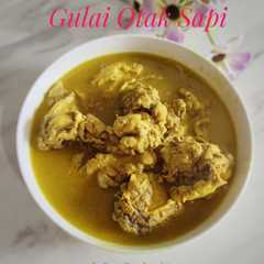 A picture of Gulai Otak Sapi.